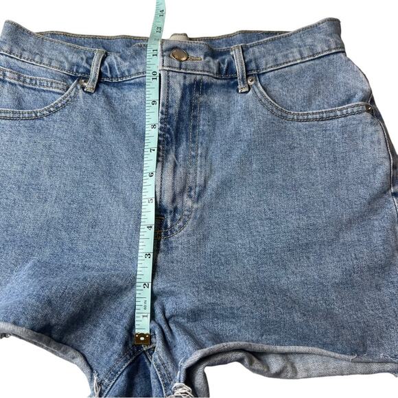Everlane Way High Rise Raw Hem Denim Short Size 27 - Picture 8 of 11